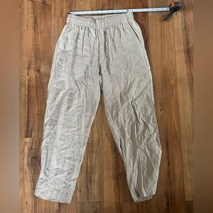 100% cotton drawstring pants